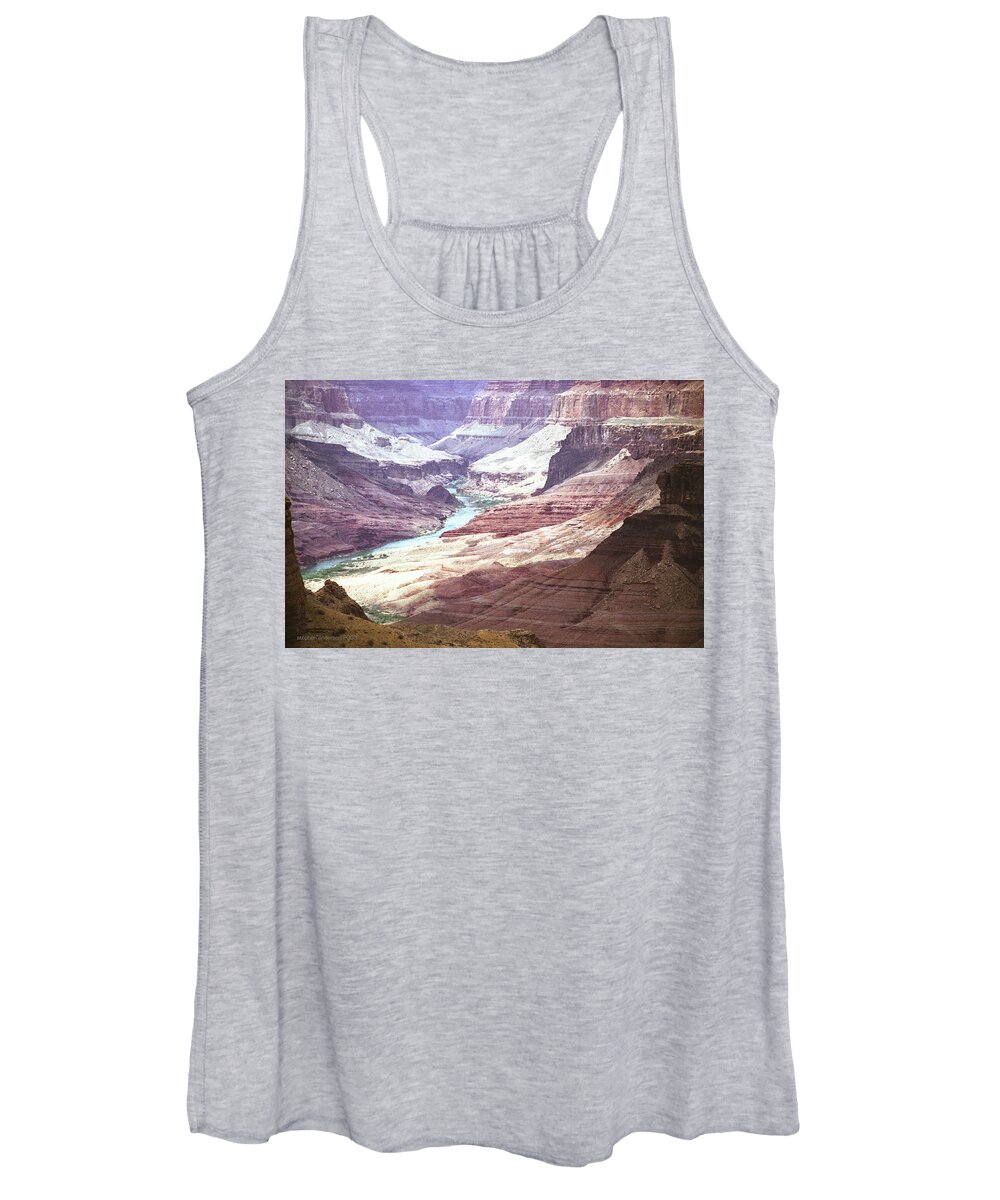 Women's Tank Top featuring the photograph Beamer Trail, Grand Canyon by Stephen Andersen