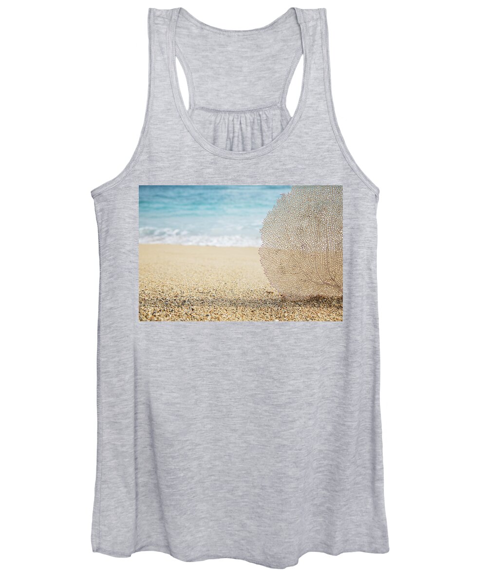 Afternoon Women's Tank Top featuring the photograph Beautiful Coral Element 1 by Brandon Tabiolo - Printscapes