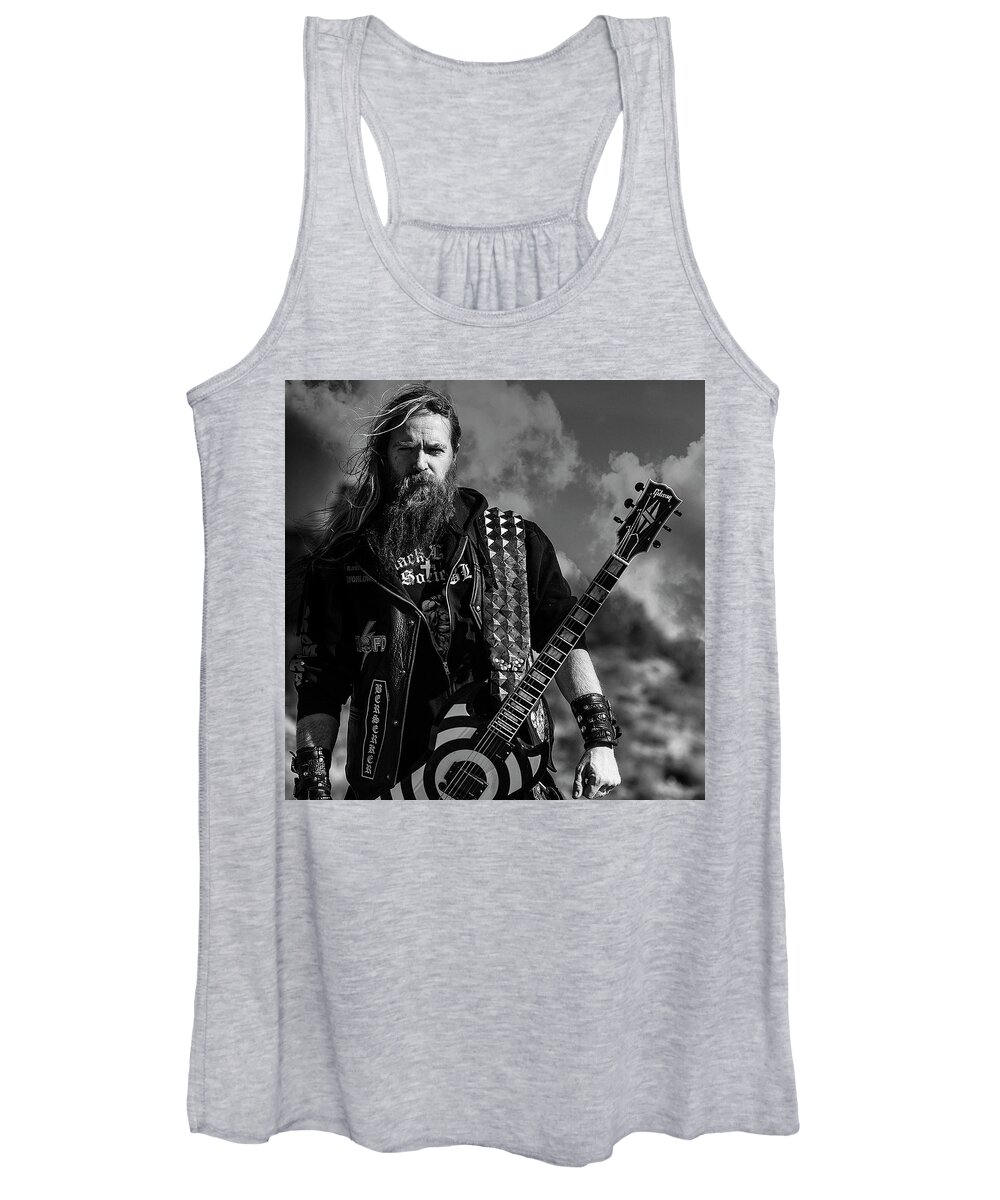 Black Label Society Women's Tank Top featuring the photograph Black Label Society by Mariel Mcmeeking