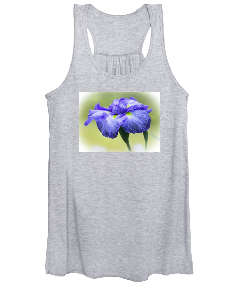 Flowers Women's Tank Top featuring the photograph Purple Iris by Venetia Featherstone-Witty