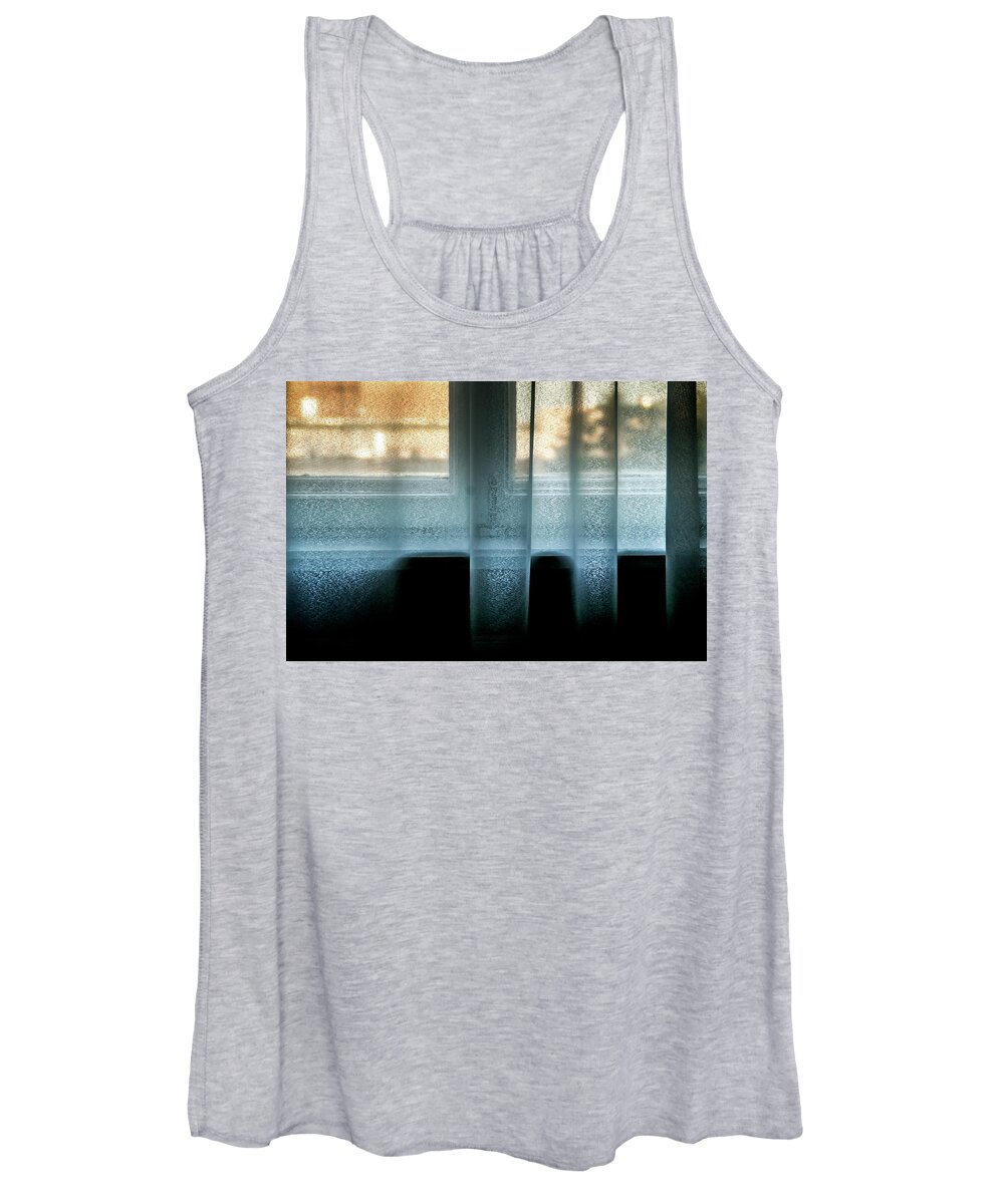 Travel Women's Tank Top featuring the photograph Blue Twighlight by KG Thienemann