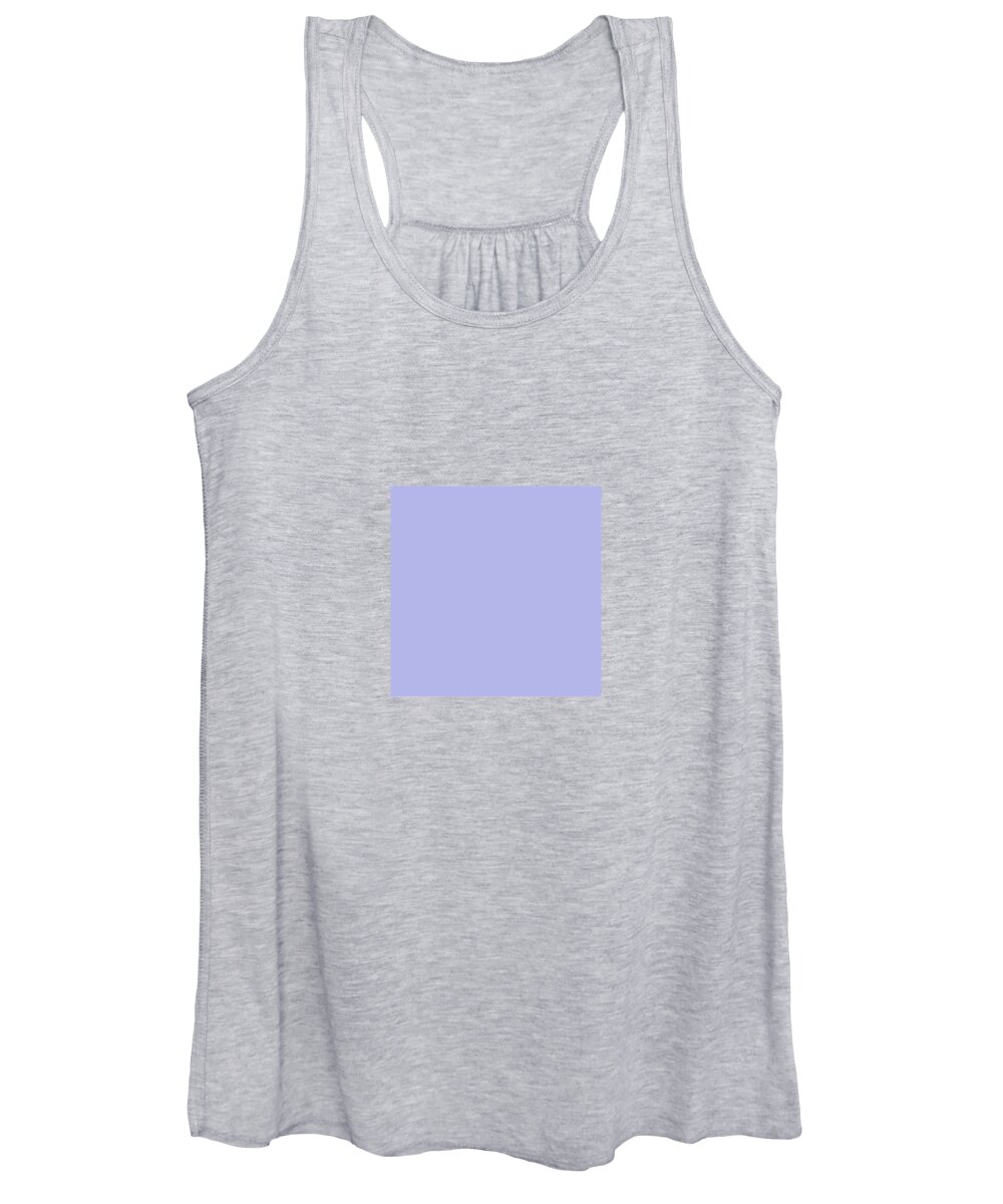  Women's Tank Top featuring the photograph Blue Ultra Soft Lavender Colour Palette by Sharon Mau