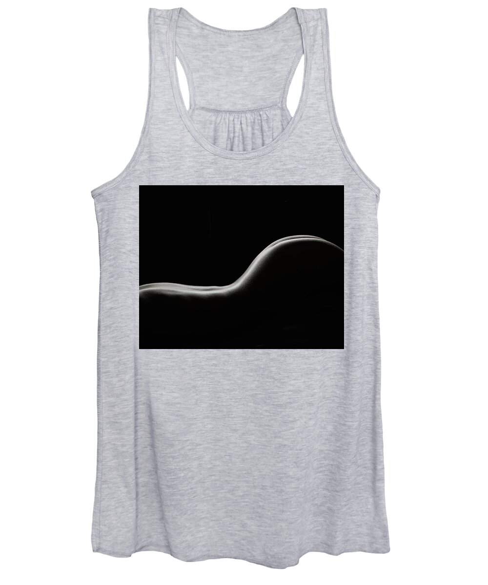 Nude Women's Tank Top featuring the photograph Bodyscape 230 V2 by Michael Fryd
