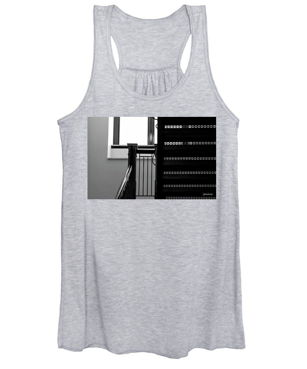 Both Women's Tank Top featuring the photograph Both Directions by Steven Milner