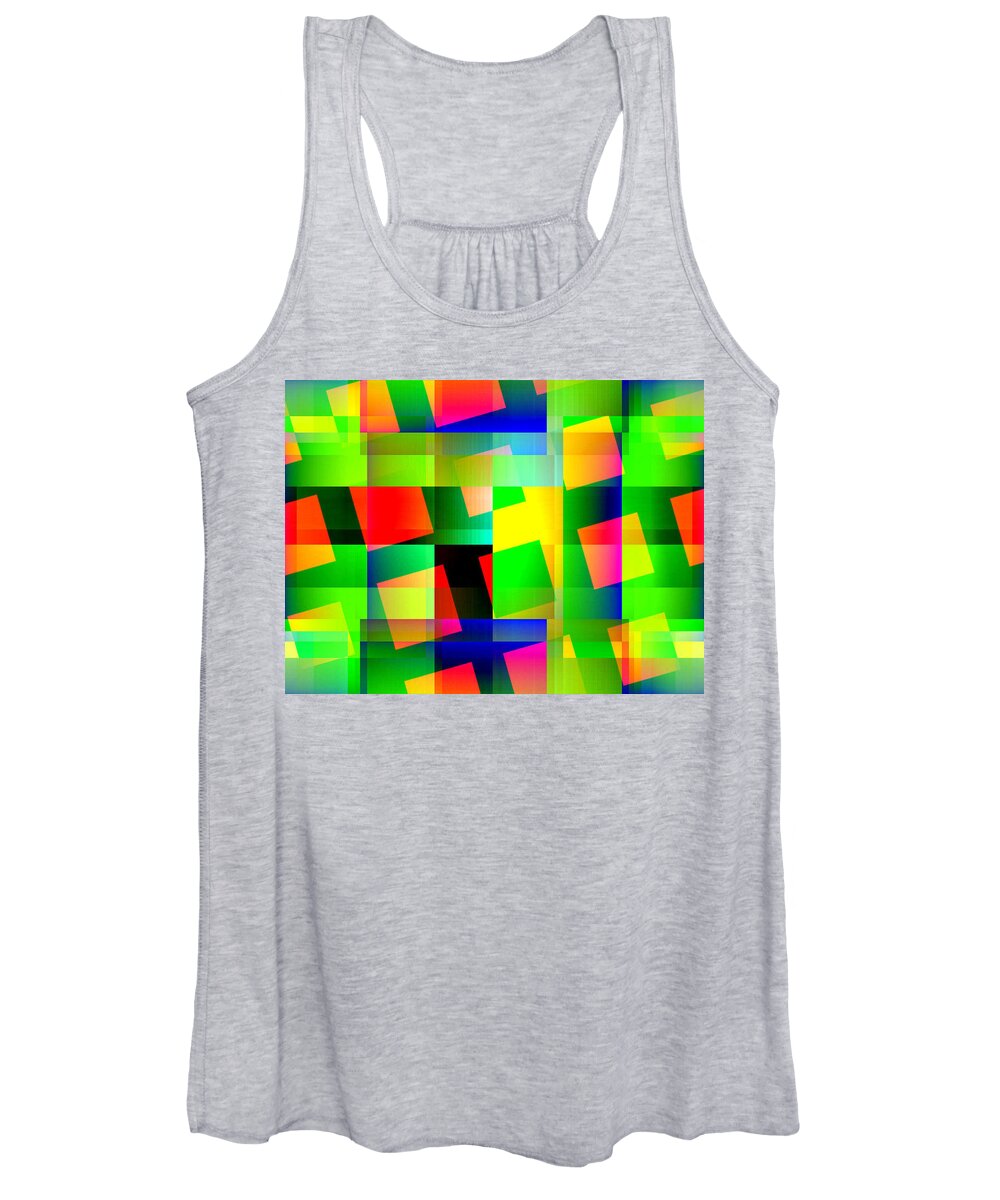 #abstracts #acrylic #artgallery # #artist #artnews # #artwork # #callforart #callforentries #colour #creative # #paint #painting #paintings #photograph #photography #photoshoot #photoshop #photoshopped Women's Tank Top featuring the digital art Breaking Boundaries Part 2 by The Lovelock experience