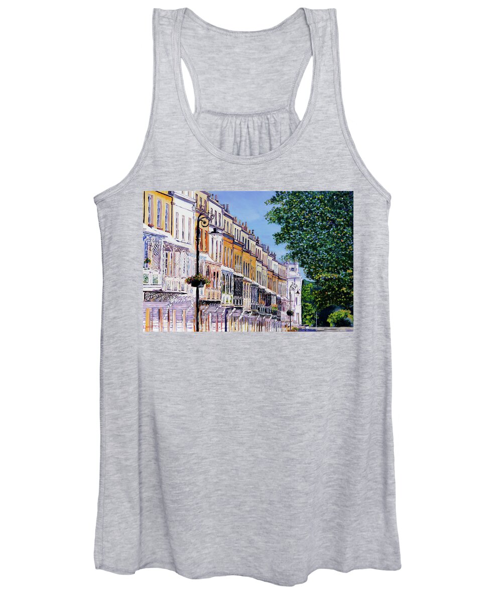 Acrylic On Canvas Women's Tank Top featuring the painting Caledonia Place by Seeables Visual Arts