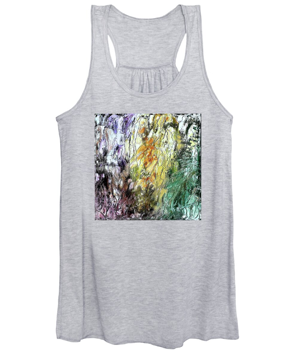 Canyon Women's Tank Top featuring the painting Canyon by Bellesouth Studio