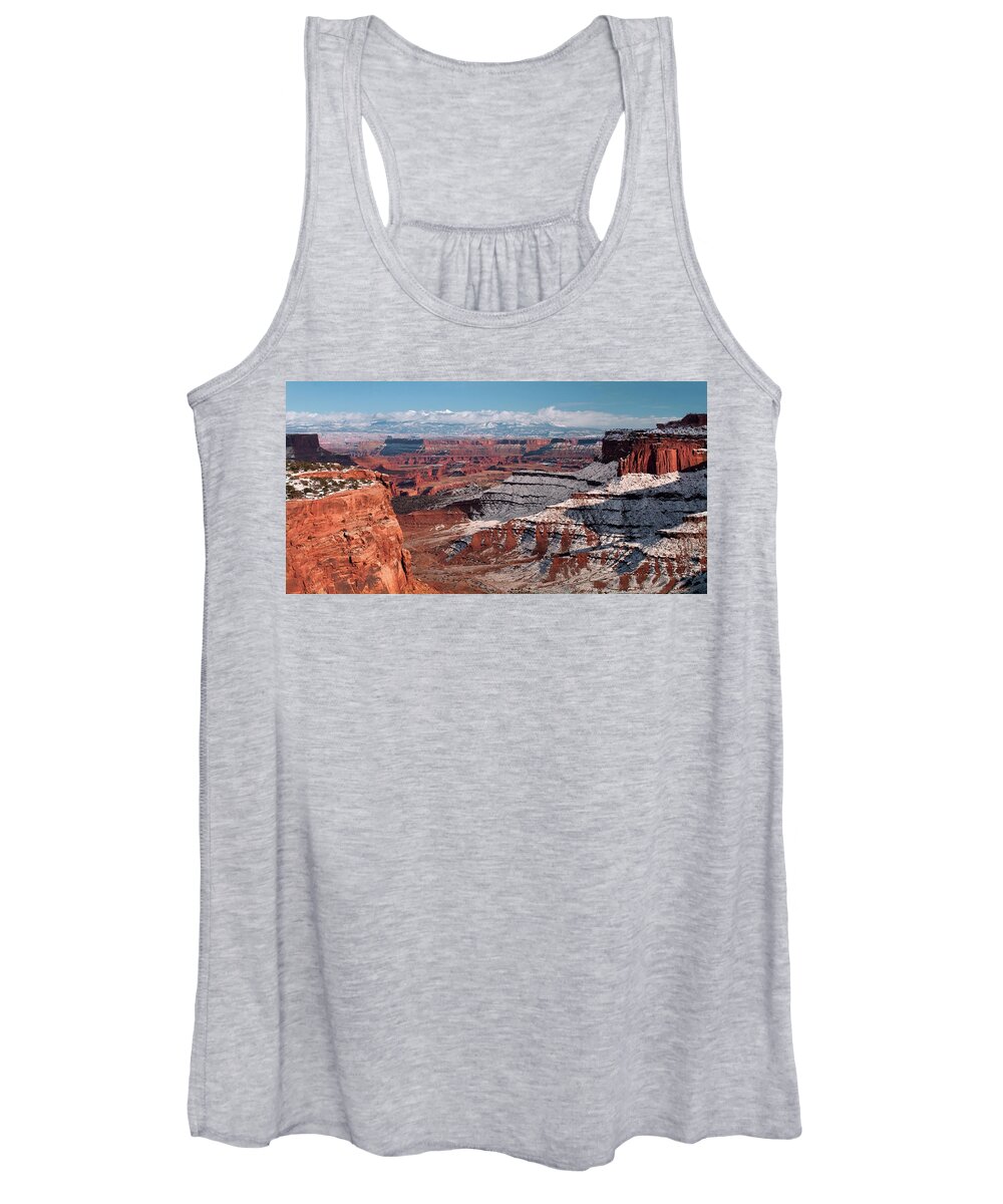 Canyonlands Women's Tank Top featuring the photograph Canyon View by Julia McHugh
