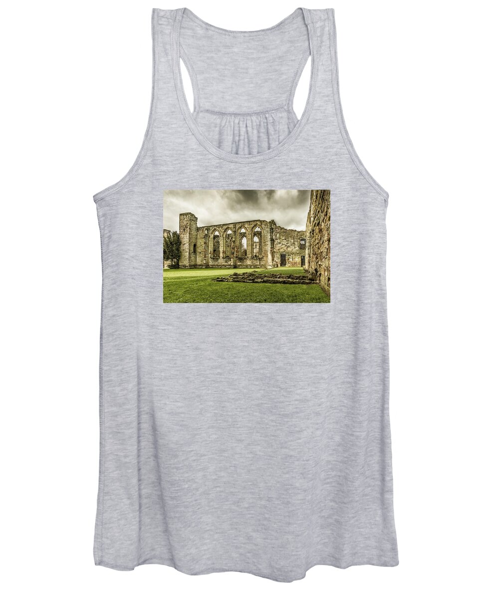 Castle Women's Tank Top featuring the photograph Castle Ruins by Nick Bywater