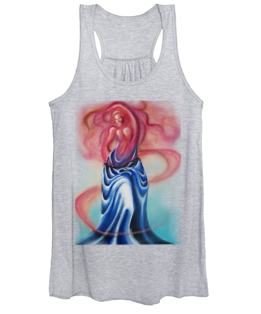 Female Women's Tank Top featuring the painting Change by Kevin Middleton