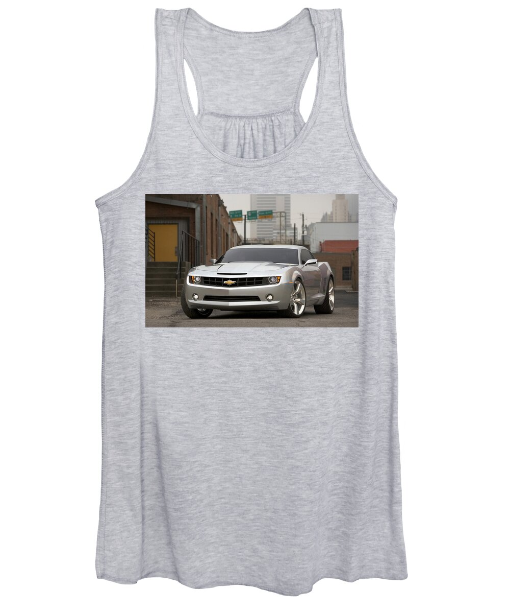 Chevrolet Camaro Women's Tank Top featuring the photograph Chevrolet Camaro by Jackie Russo