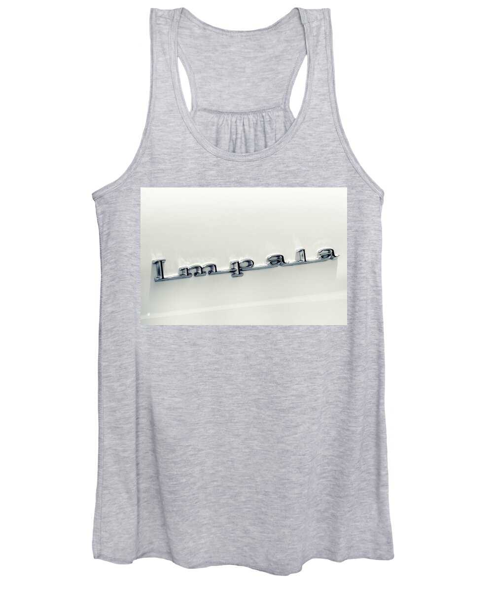 Antique Women's Tank Top featuring the photograph Chevy Impala by Jim Shackett