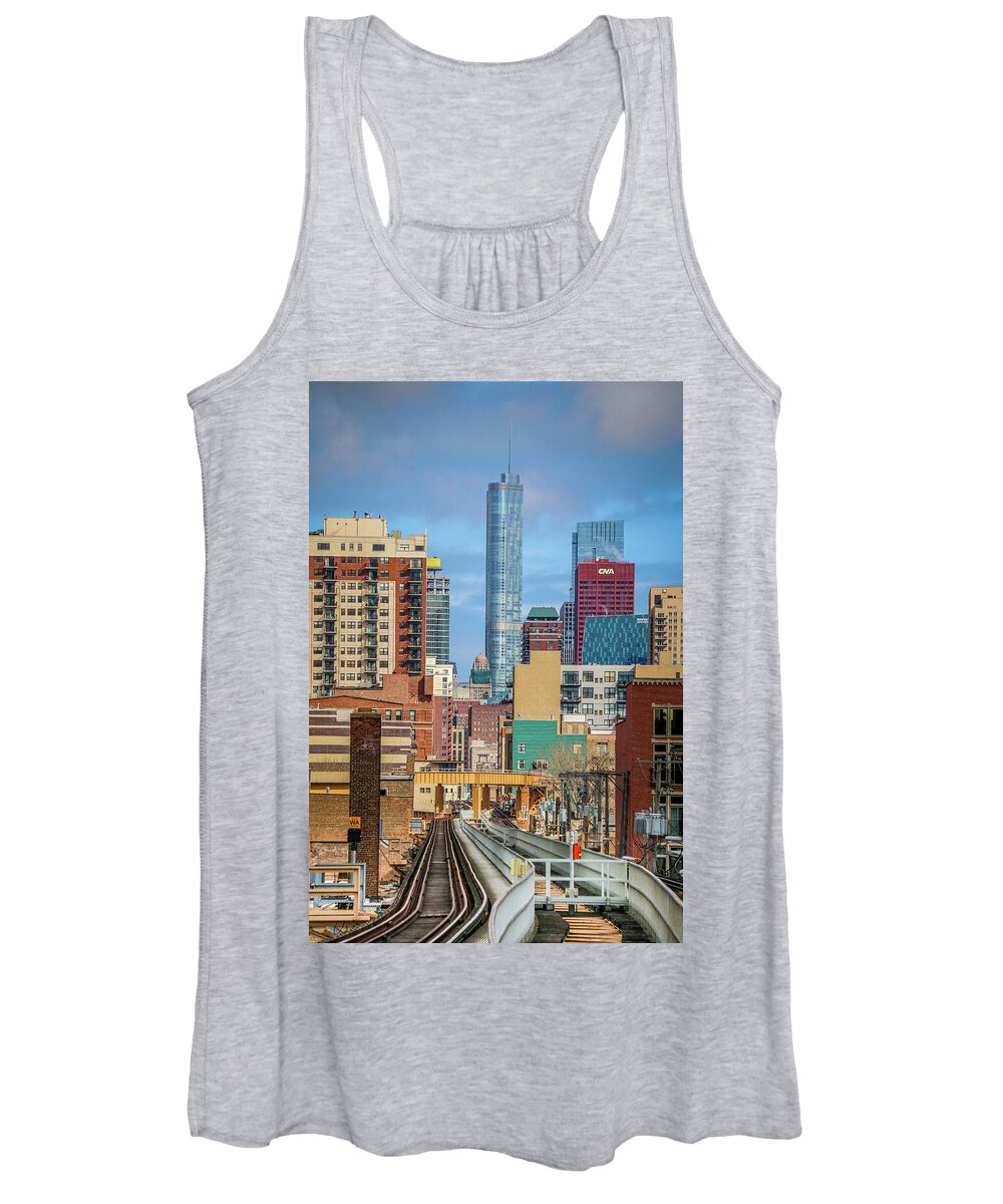 Chicago Women's Tank Top featuring the photograph Chicago in Full Color by Tony HUTSON