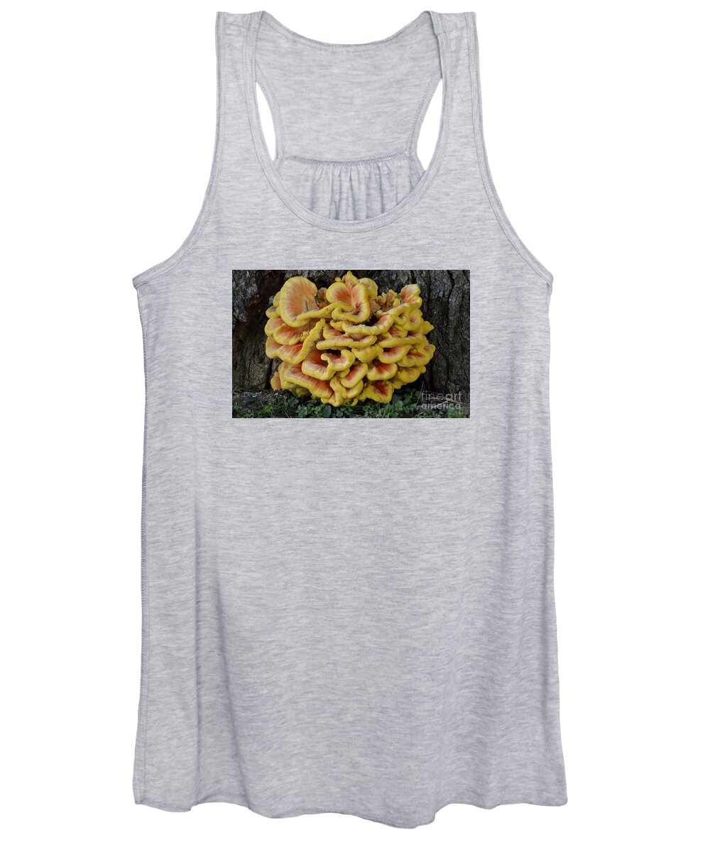 High Virginia Images Women's Tank Top featuring the photograph Chicken of the Woods by Randy Bodkins