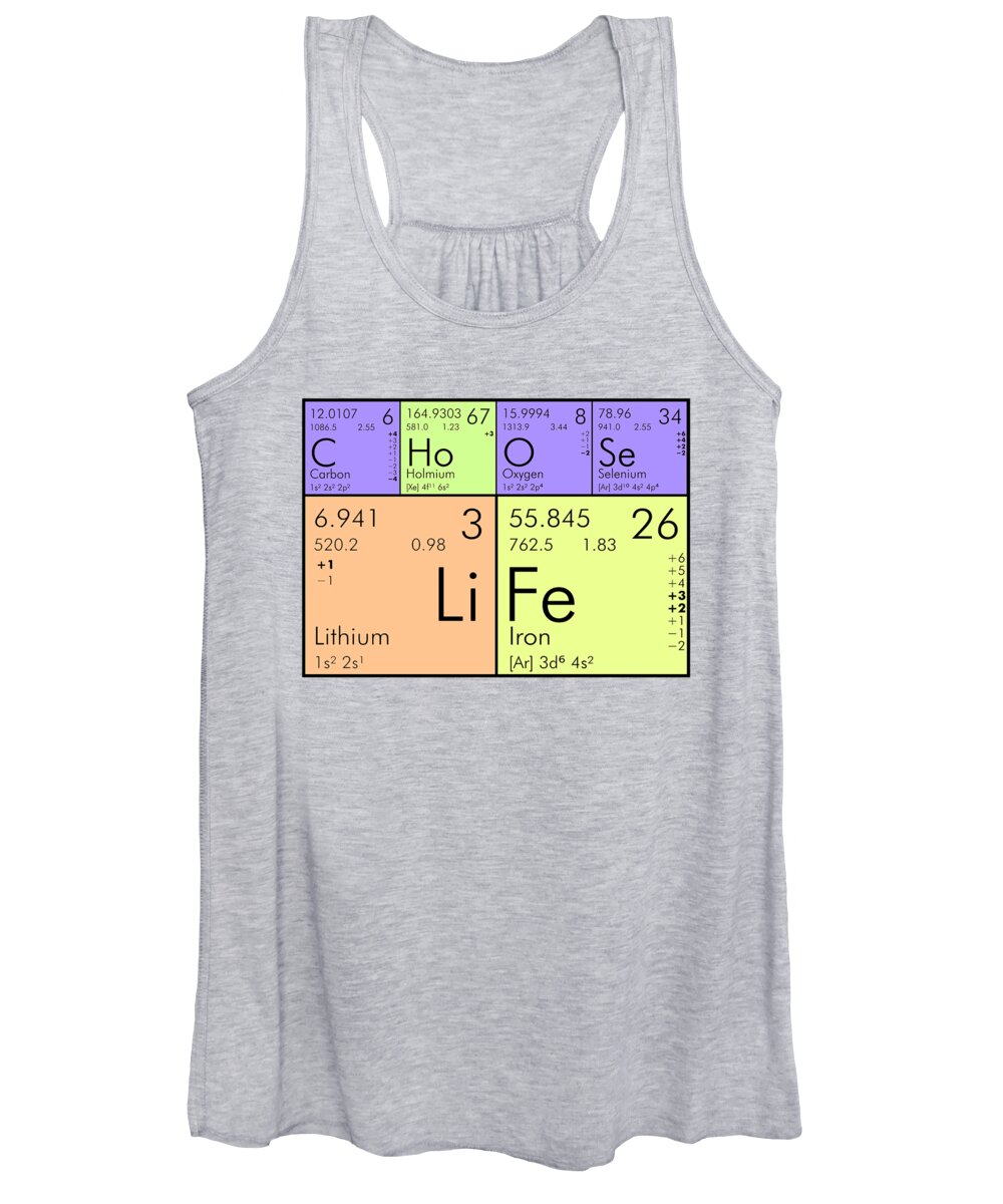 Life Women's Tank Top featuring the digital art Choose Life by Mal Bray