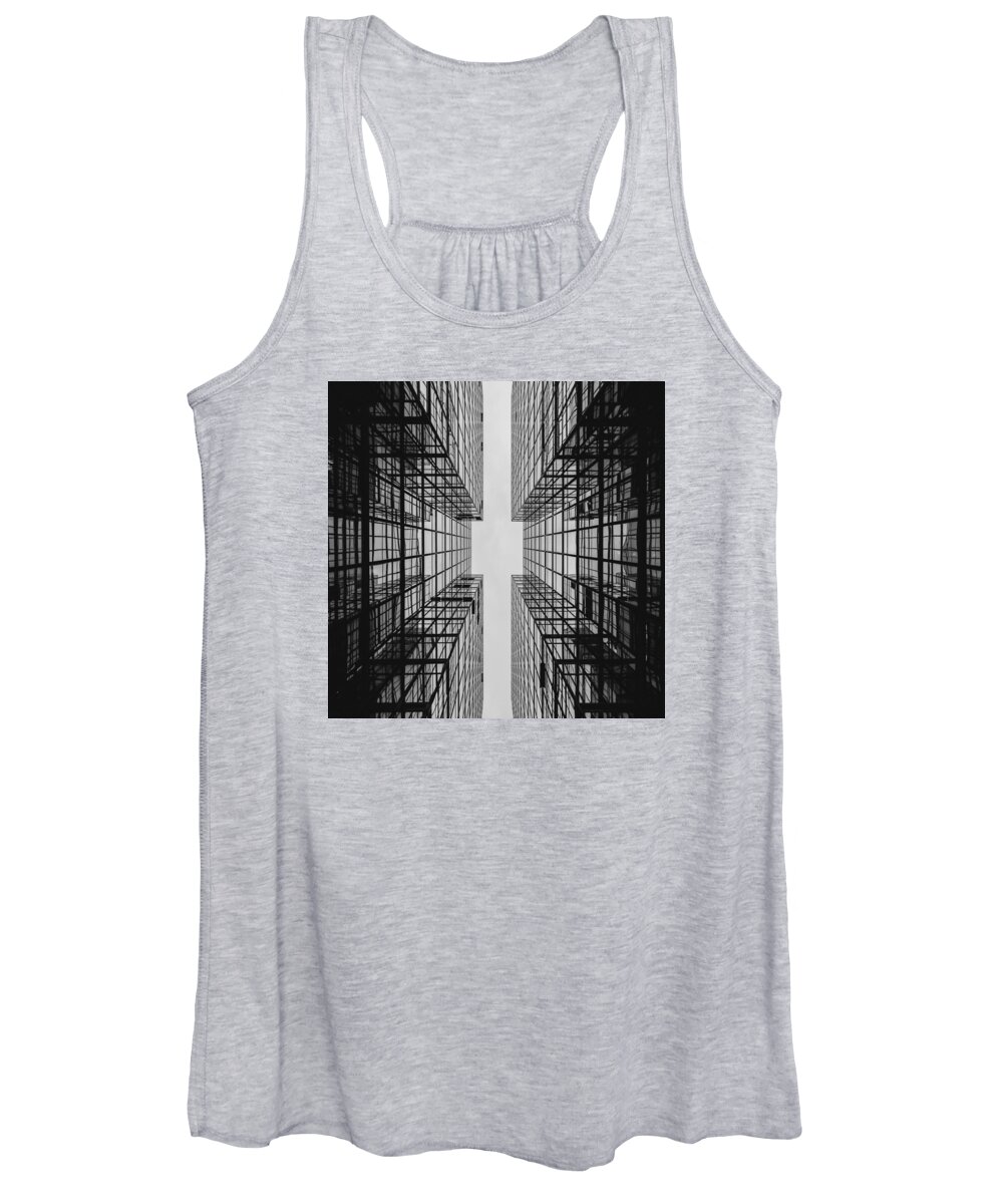 City Buildings Women's Tank Top featuring the photograph City Buildings by Marianna Mills
