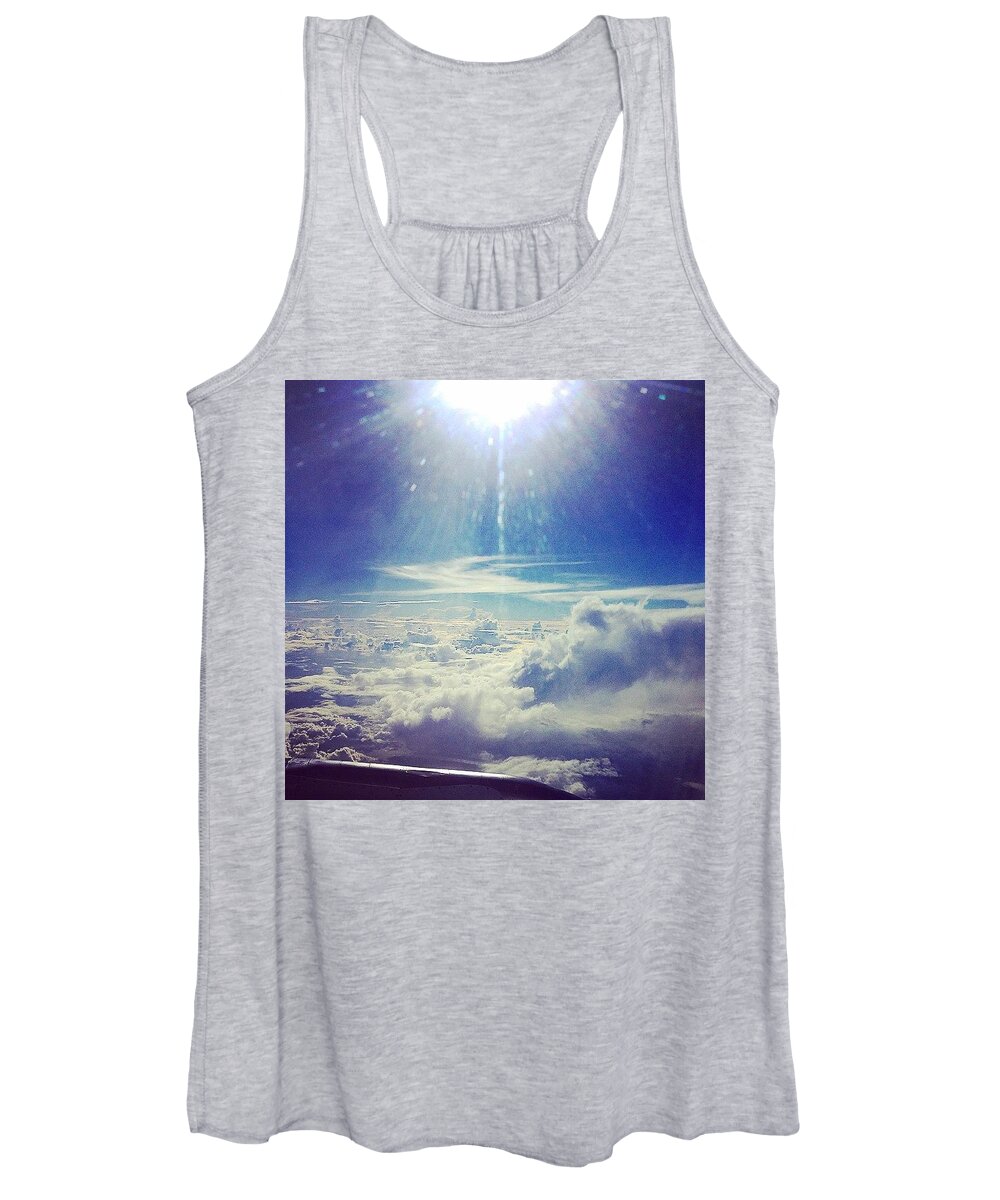 Beautiful Women's Tank Top featuring the photograph Cloud City by Kate Arsenault 