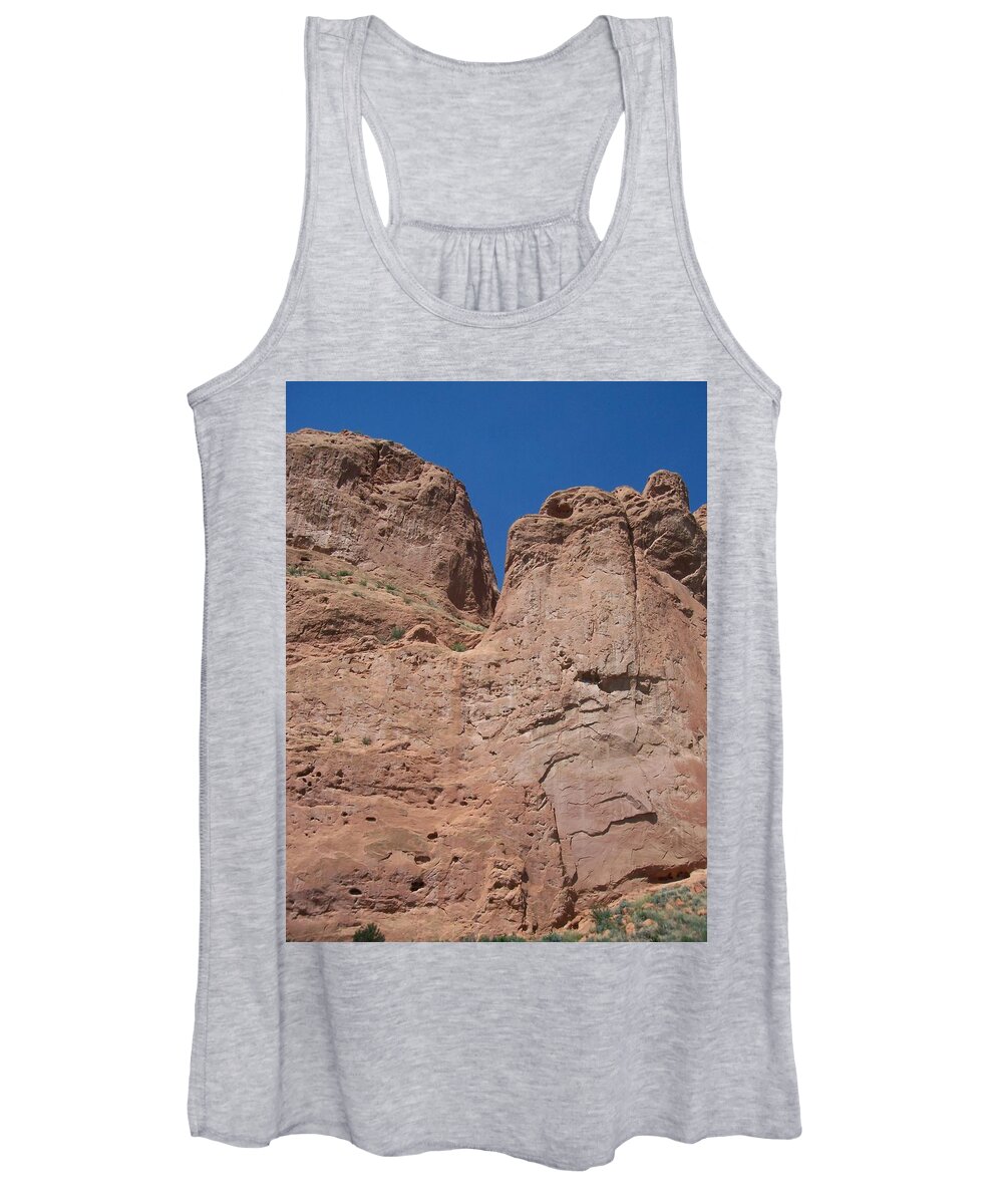 Colorado Women's Tank Top featuring the photograph Colorado redrock by Anita Burgermeister