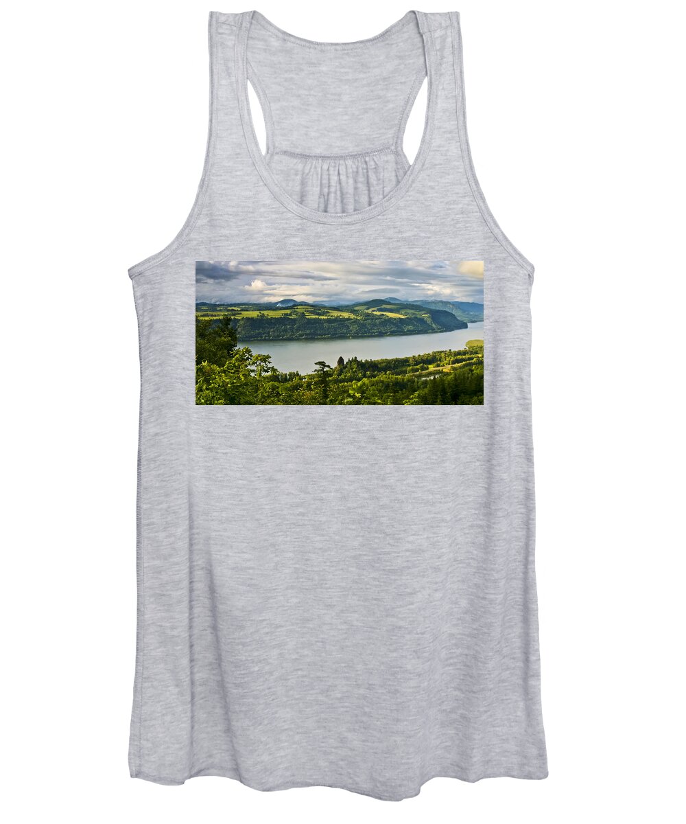 Scenic Women's Tank Top featuring the photograph Columbia Gorge Scenic Area by Albert Seger