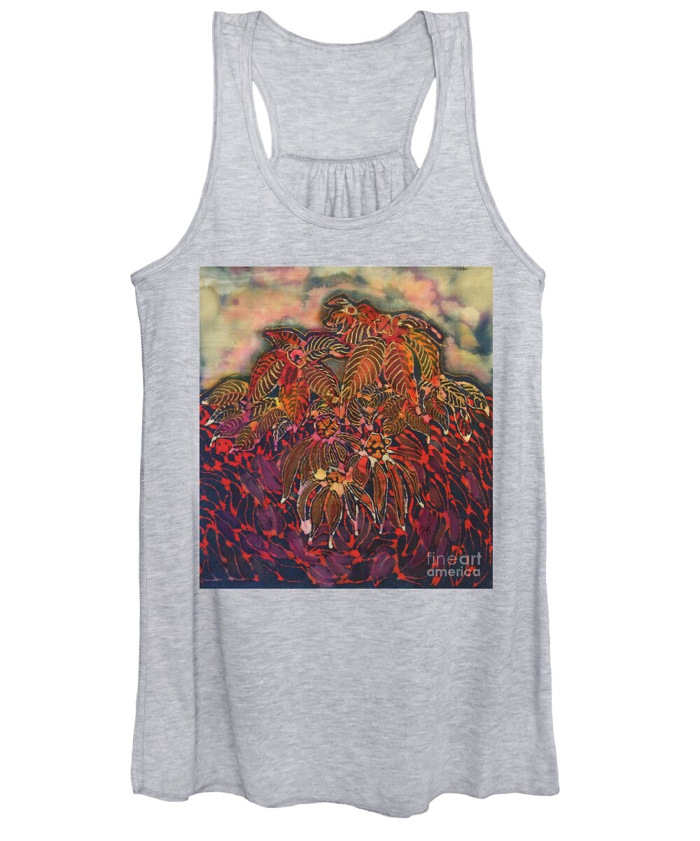 Coneflower Women's Tank Top featuring the tapestry - textile Coneflower Spirit by Carol Law Conklin