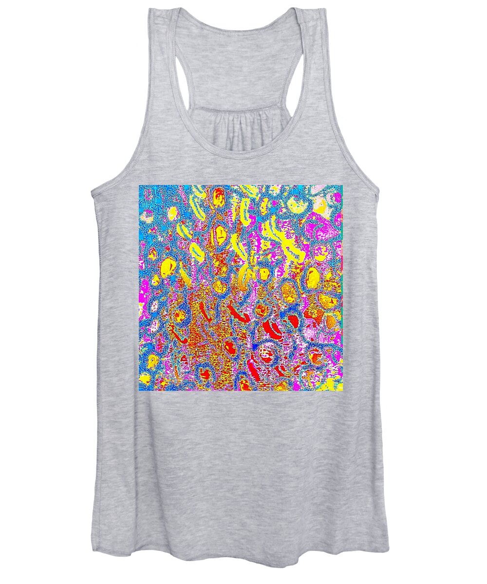 Coral Explosion Women's Tank Top featuring the pastel Coral Explosion by Brenae Cochran