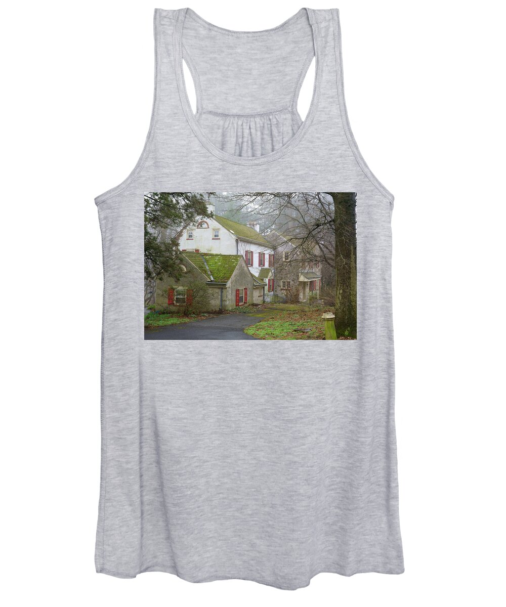 Landscape Women's Tank Top featuring the photograph Country House by Paul Ross