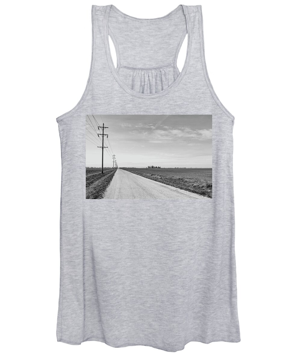 Rural Women's Tank Top featuring the photograph Country Roads by Holly Ross