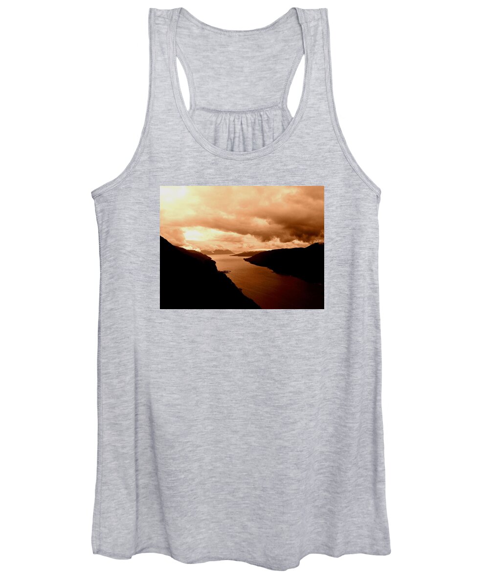 Alaska Women's Tank Top featuring the photograph Creation Day 6PM by James Stoshak