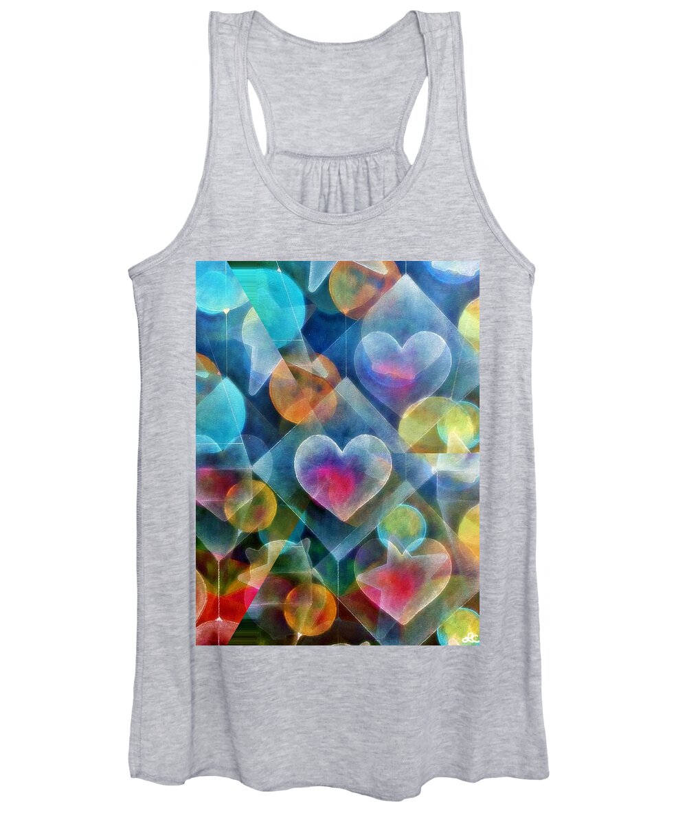 Intuition Women's Tank Top featuring the pastel Creative Spirit by Laurie's Intuitive