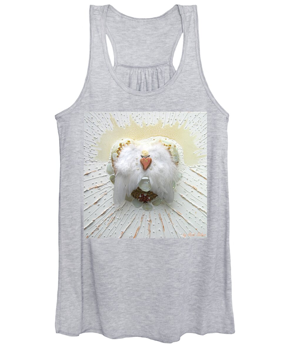 Crowning Of The Pure Heart Women's Tank Top featuring the relief Crowning of the pure heart by Heidi Sieber