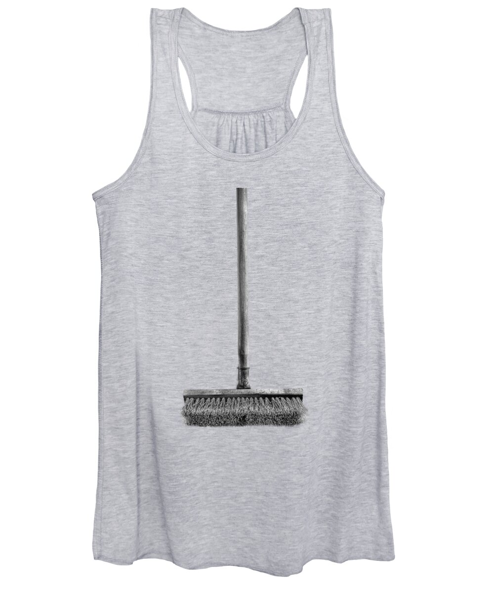 Background Women's Tank Top featuring the photograph Deck Scrub Brush by YoPedro