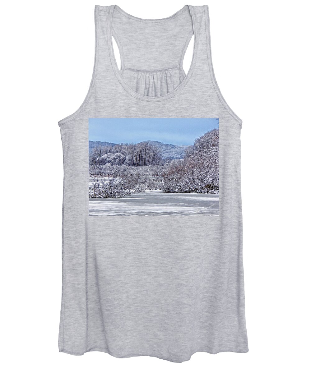 Winter Women's Tank Top featuring the photograph Deep in the Swamp by Wild Thing