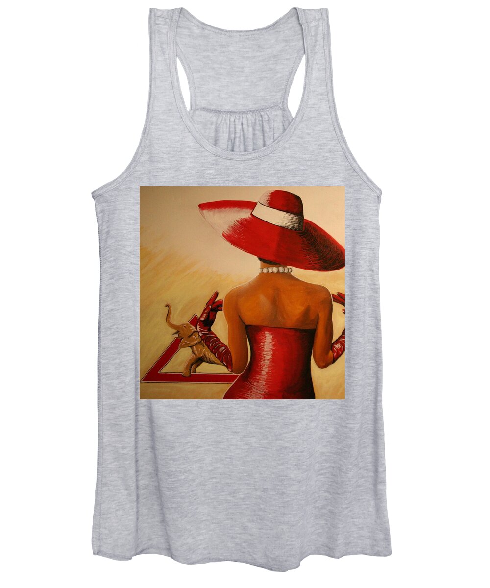 Delta Women's Tank Top featuring the painting Delta Glory by Edmund Royster