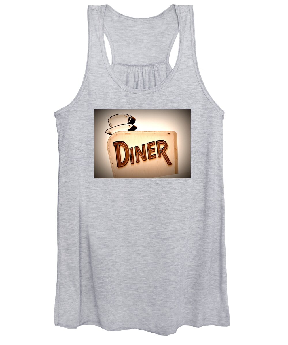 Diner Women's Tank Top featuring the photograph Diner by Andrea Platt
