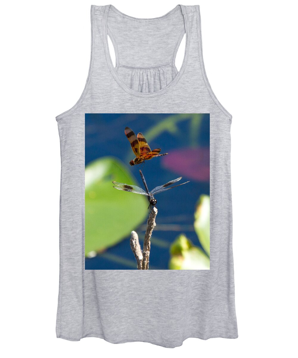 Dragon Fly Women's Tank Top featuring the photograph Dragon Fly 195 by Michael Fryd