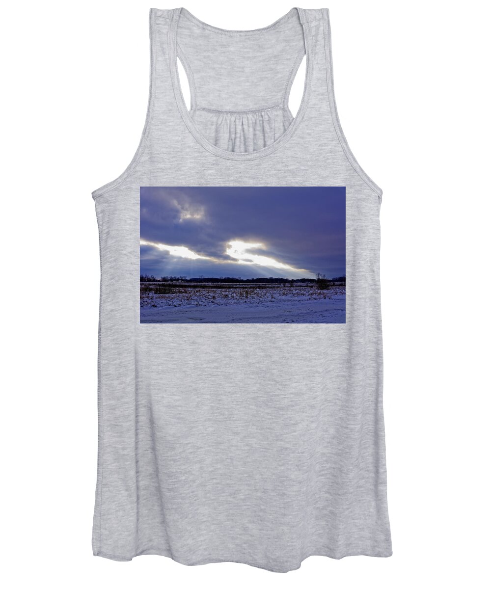 Dragon Light Women's Tank Top featuring the photograph Dragon light by Peter Ponzio