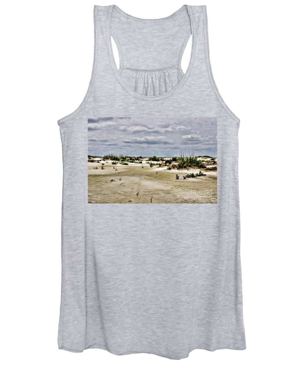 Sand Dunes Women's Tank Top featuring the photograph Dreamy Sand Dunes by Roberta Byram