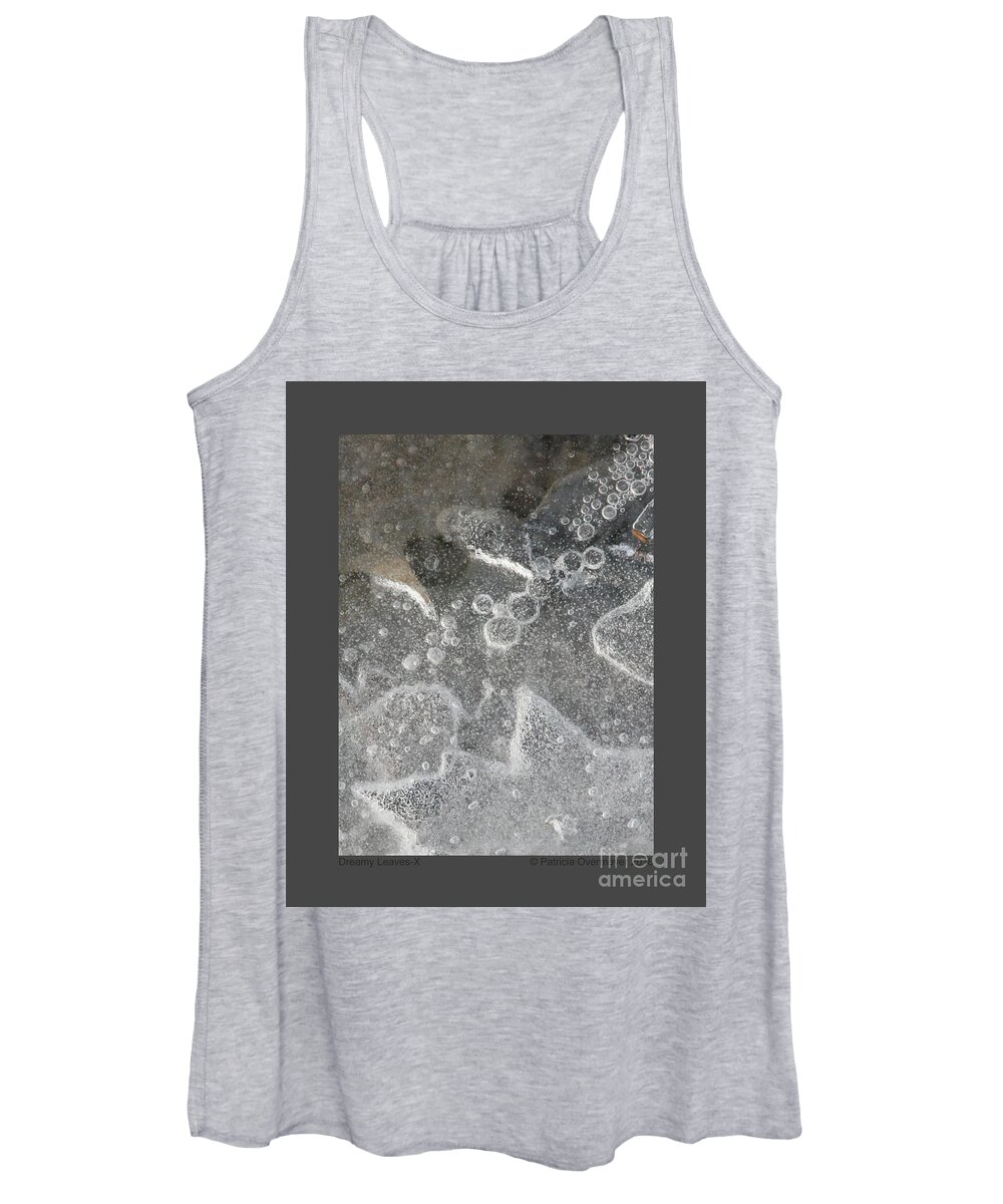 Leaf Women's Tank Top featuring the photograph Dreamy Leaves-X by Patricia Overmoyer