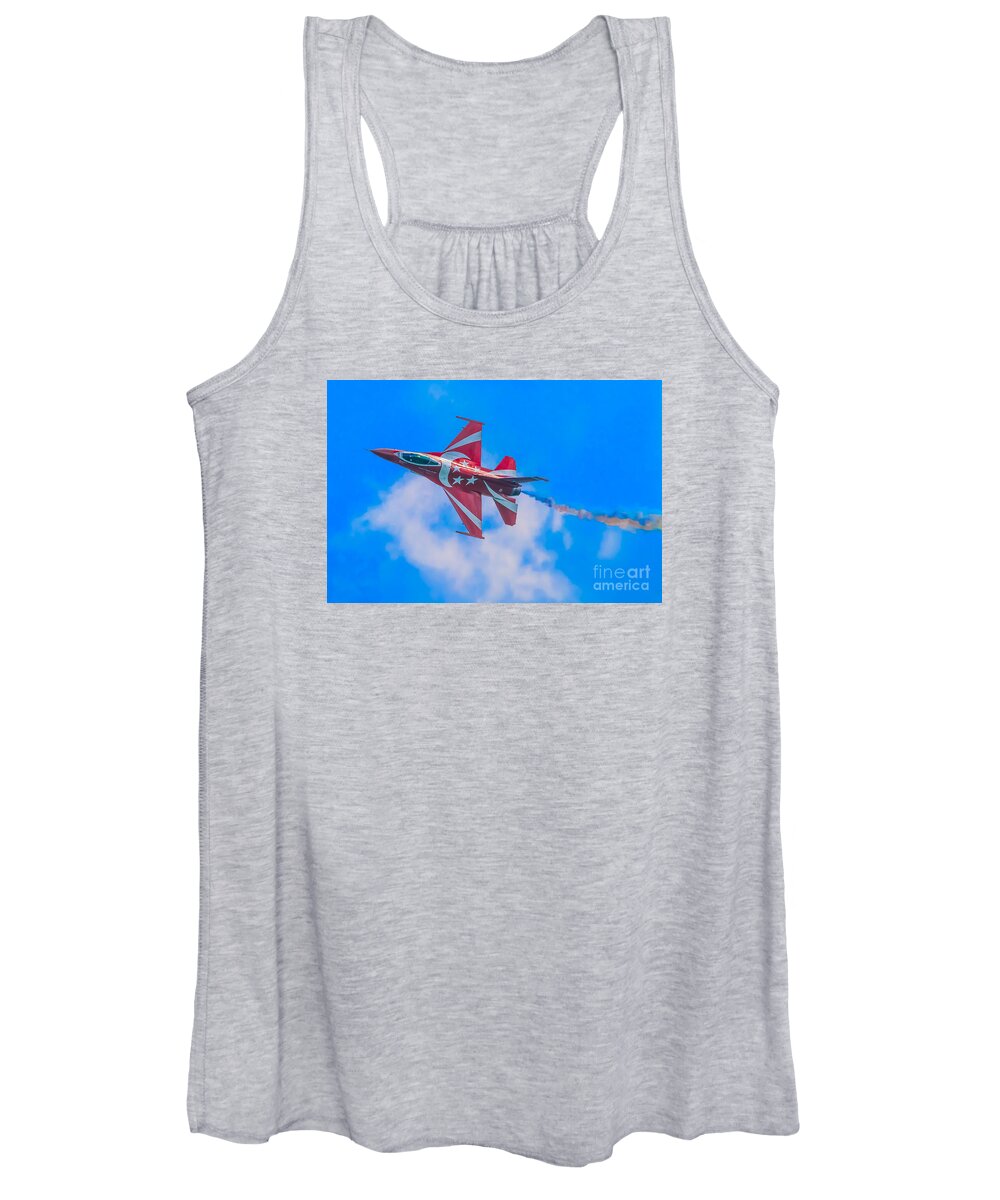 Singapore Women's Tank Top featuring the photograph Dressy by Ray Shiu