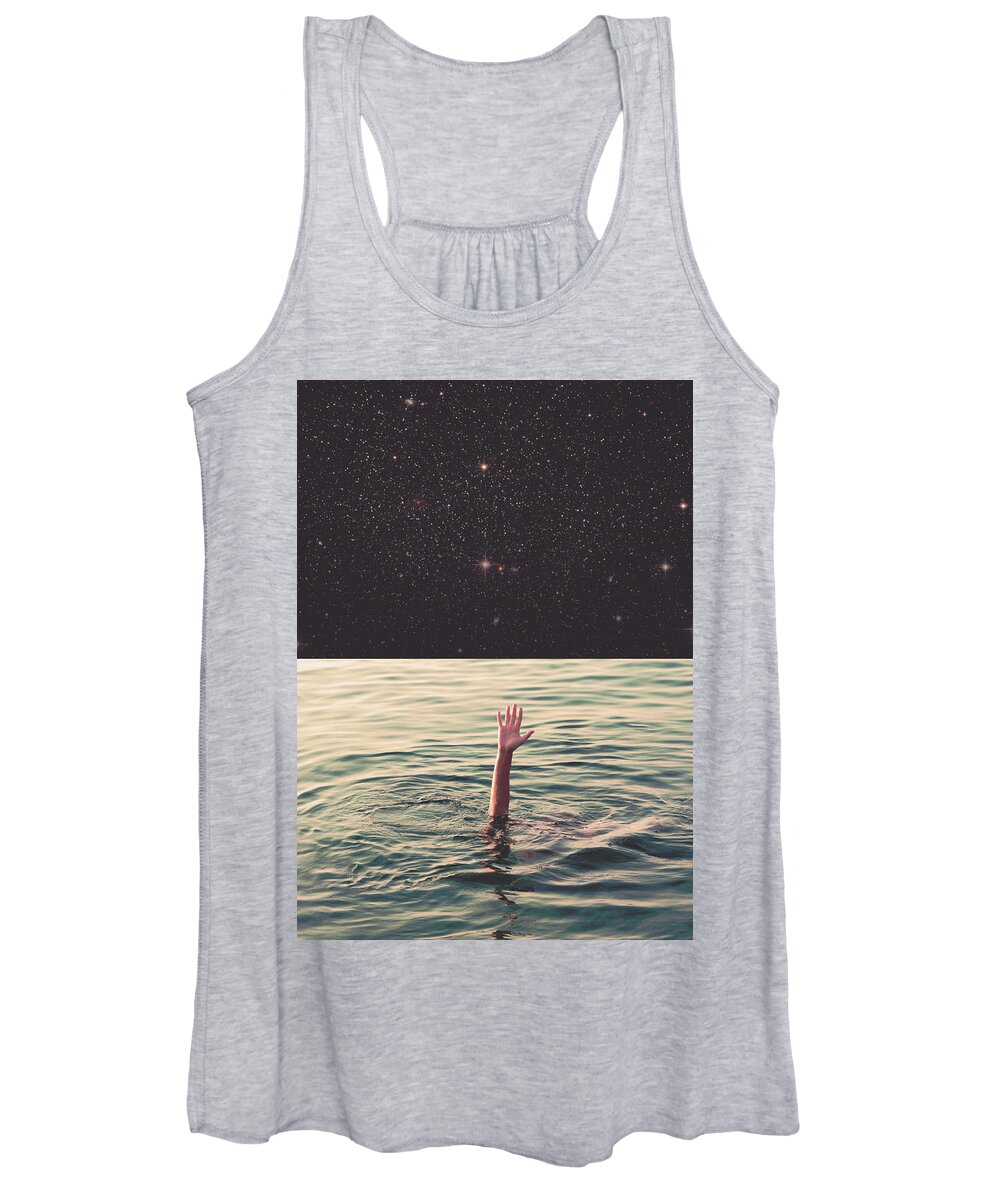 #faatoppicks Women's Tank Top featuring the photograph Drowned in space by Fran Rodriguez