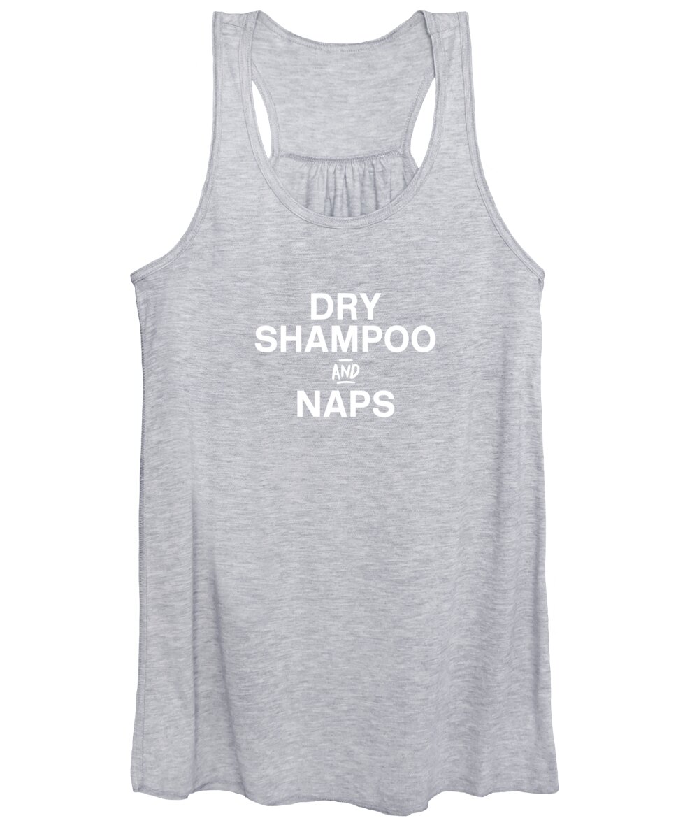 Blush Women's Tank Top featuring the mixed media Dry Shampoo and Naps Blush- Art by Linda Woods by Linda Woods