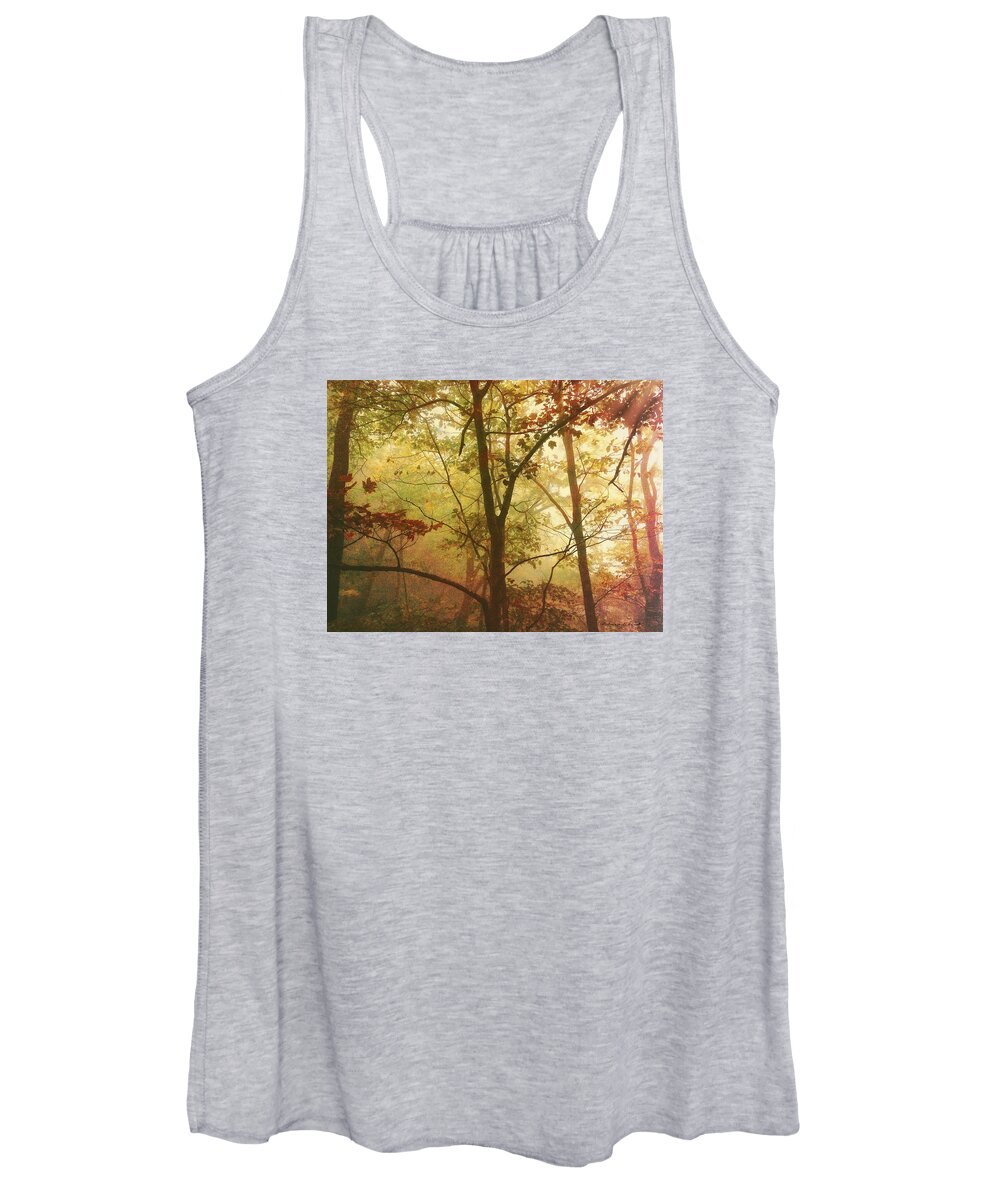 Early Morning Mist Women's Tank Top featuring the photograph Early Morning Mist by Bellesouth Studio