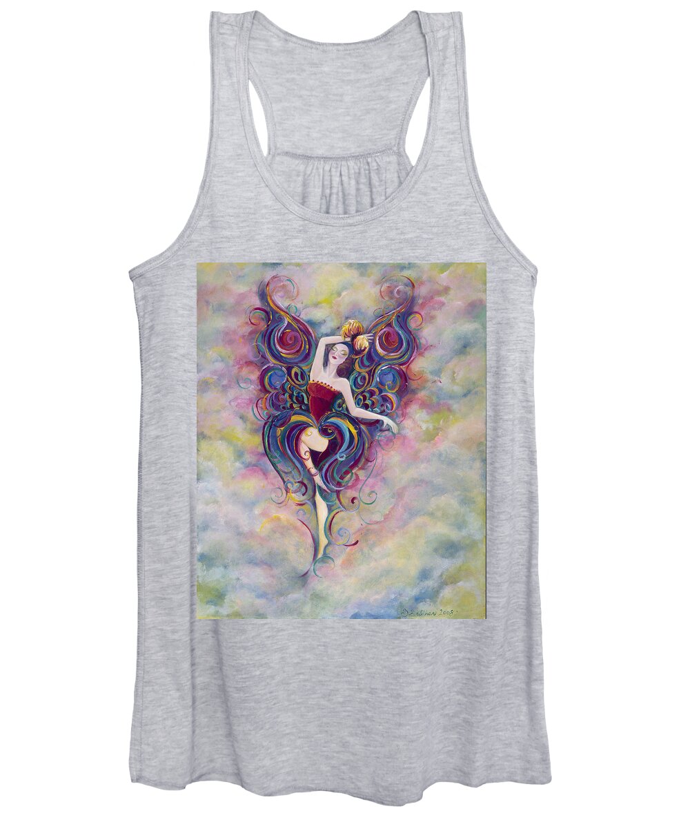 Women Women's Tank Top featuring the painting Enchanted by Stephanie Broker