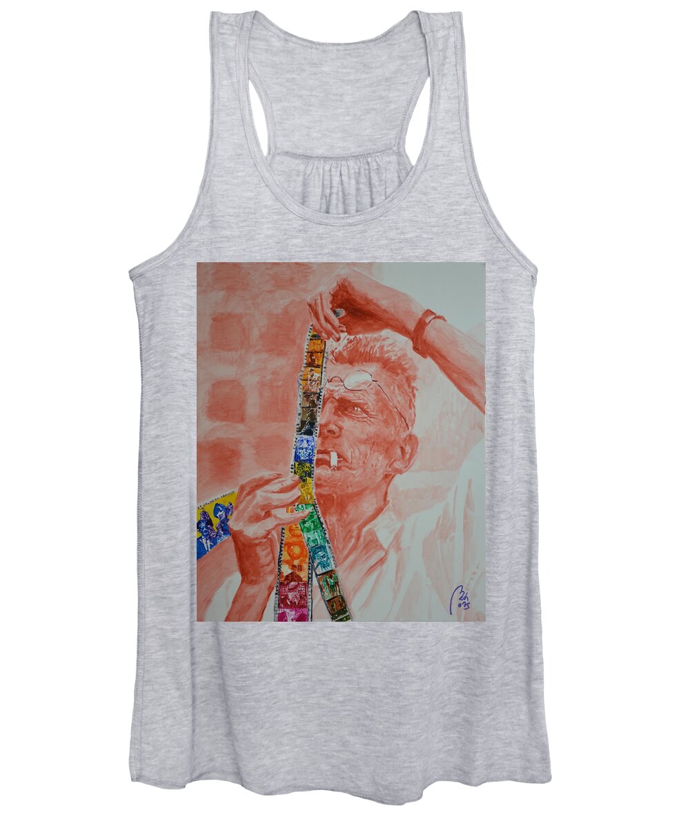 Revelation Women's Tank Top featuring the painting End Game by Bachmors Artist