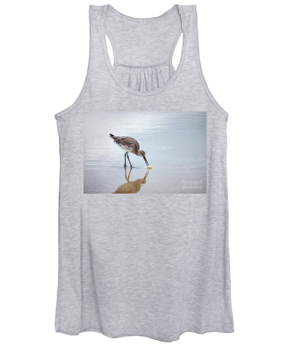 Florida Women's Tank Top featuring the photograph Enjoying A Meal by Todd Blanchard