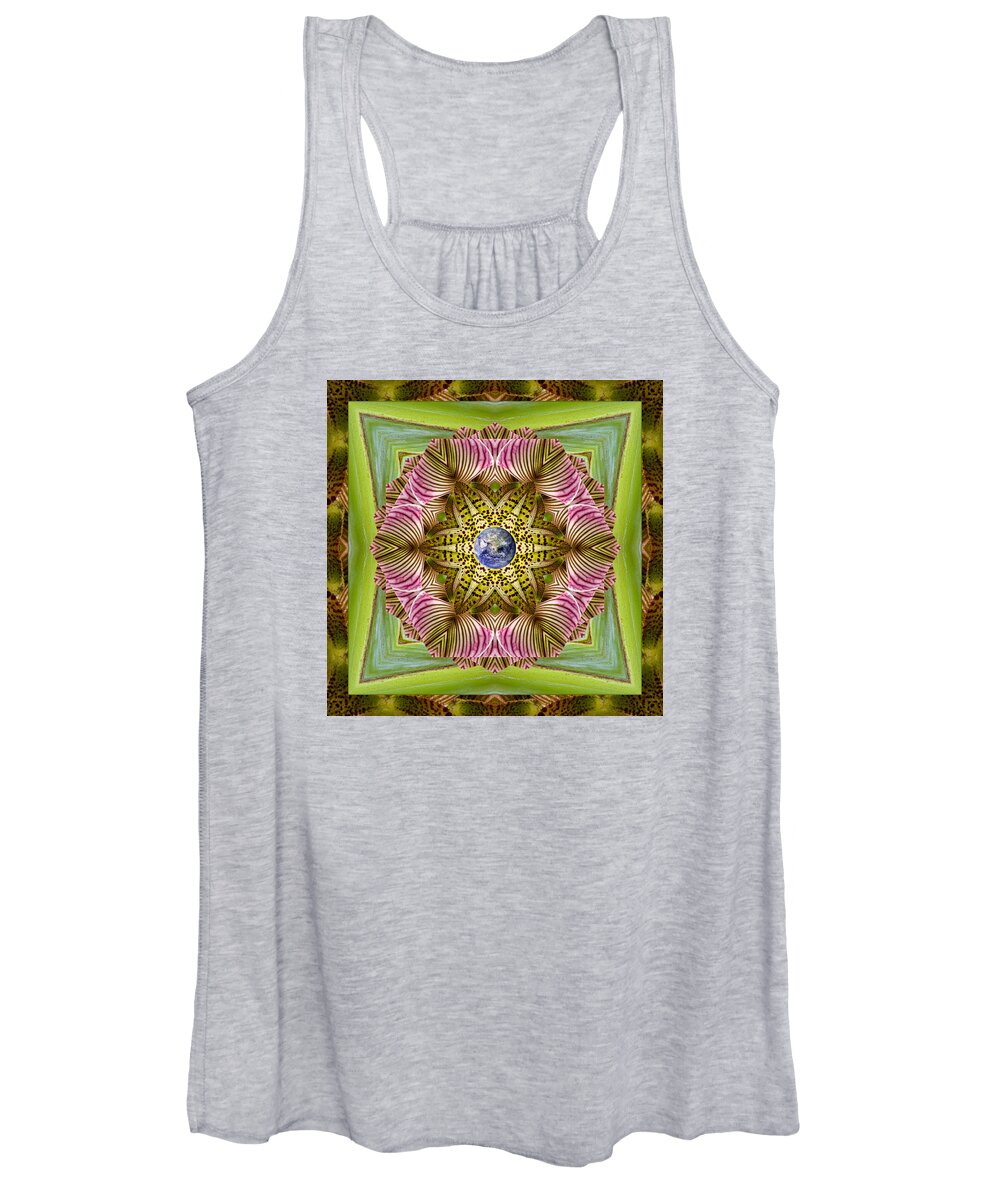 Mandalas Women's Tank Top featuring the photograph EpiCenter by Bell And Todd