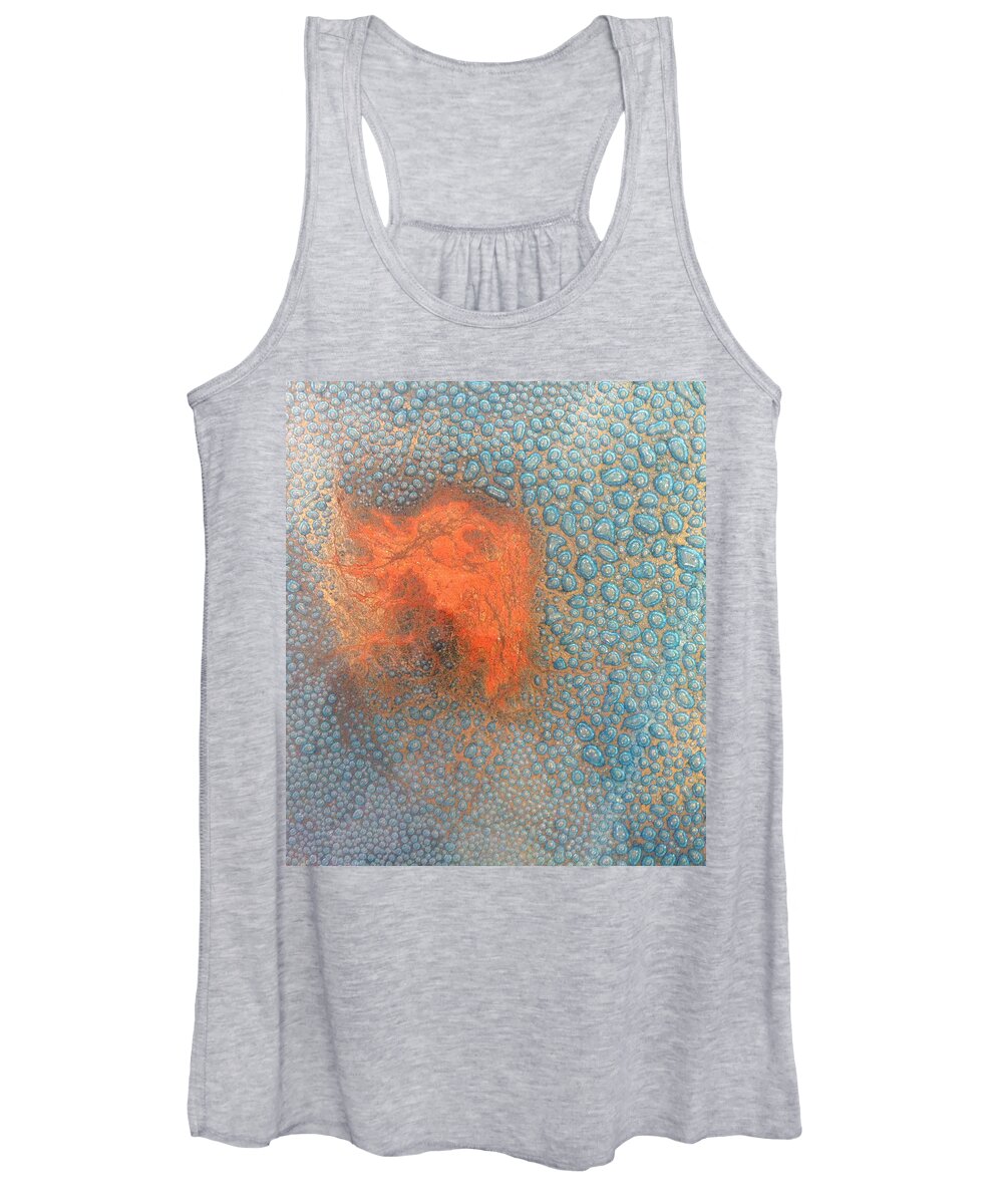 Glass Women's Tank Top featuring the photograph Eruption I by Annekathrin Hansen