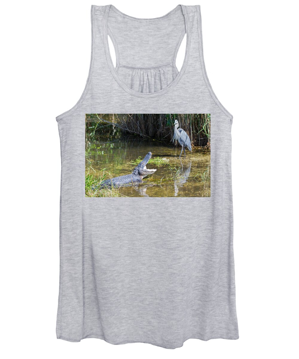 Everglades National Park Women's Tank Top featuring the photograph Everglades 431 by Michael Fryd