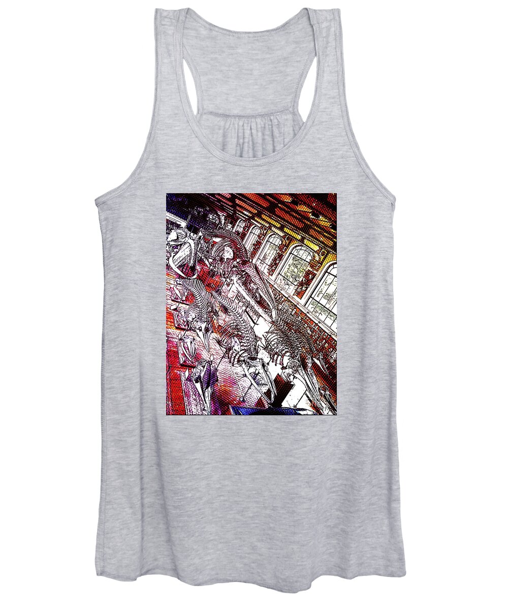 Evolution Women's Tank Top featuring the photograph Evolution Swiming by HELGE Art Gallery