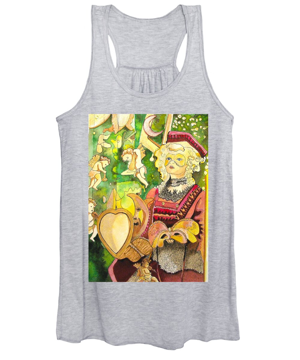 Fantacy Women's Tank Top featuring the painting Facing Dreams by Patricia Arroyo